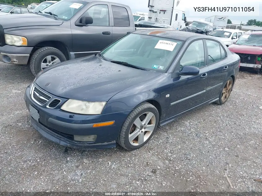 2007 Saab 9-3 Aero VIN: YS3FH41U971011054 Lot: 45530331
