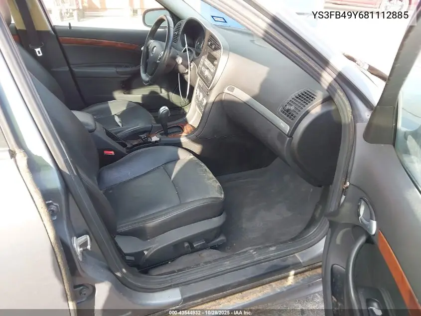 2008 Saab 9-3 2.0T VIN: YS3FB49Y681112885 Lot: 43544932