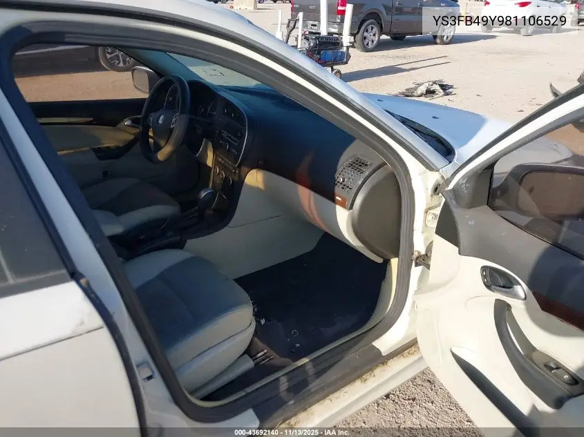 2008 Saab 9-3 2.0T VIN: YS3FB49Y981106529 Lot: 43692140