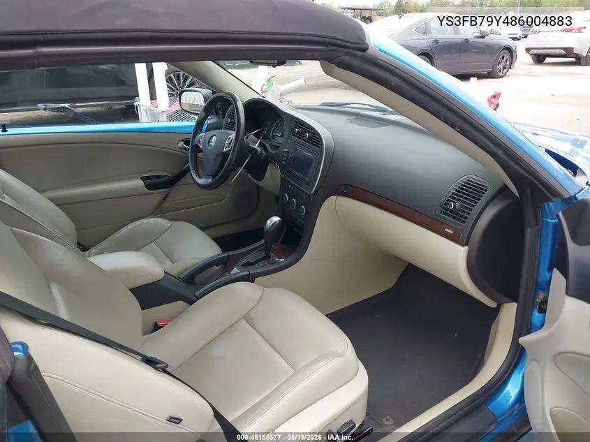 2008 Saab 9-3 2.0T VIN: YS3FB79Y486004883 Lot: 45155377