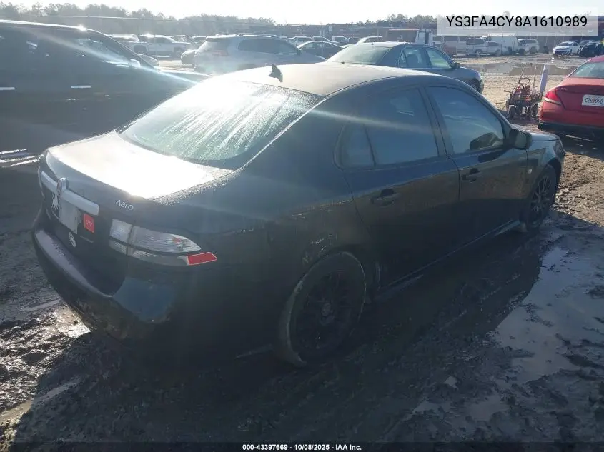 2010 Saab 9-3 VIN: YS3FA4CY8A1610989 Lot: 43397669
