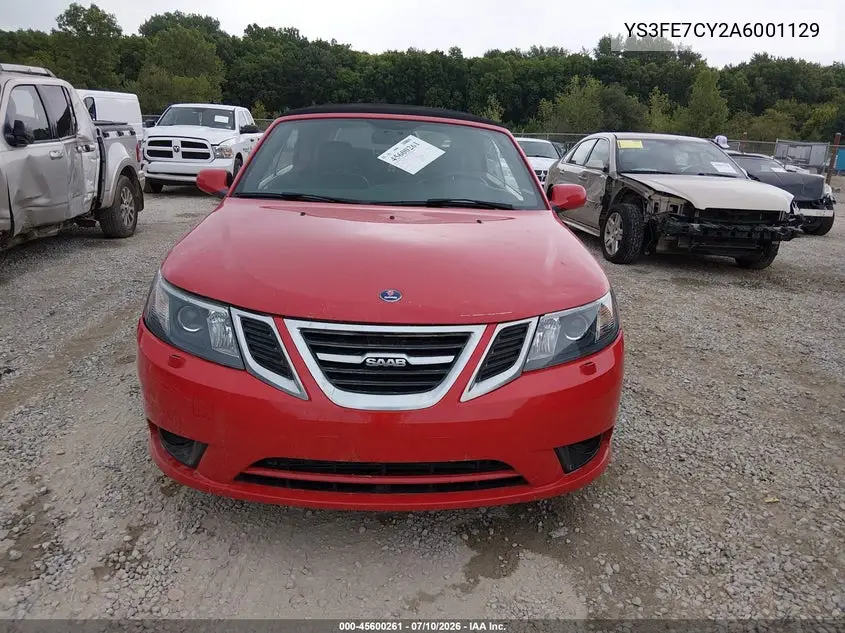 2010 Saab 9-3 VIN: YS3FE7CY2A6001129 Lot: 45600261