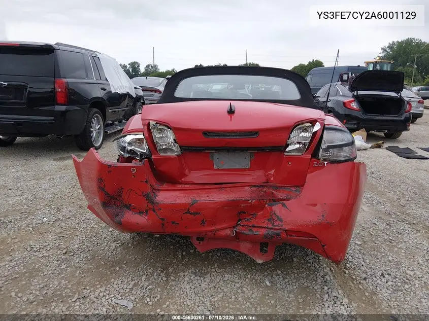 2010 Saab 9-3 VIN: YS3FE7CY2A6001129 Lot: 45600261