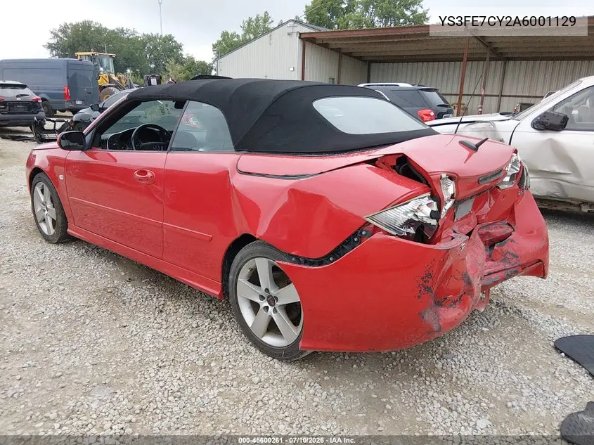 2010 Saab 9-3 VIN: YS3FE7CY2A6001129 Lot: 45600261
