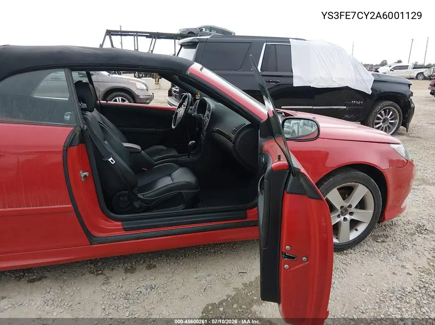 2010 Saab 9-3 VIN: YS3FE7CY2A6001129 Lot: 45600261