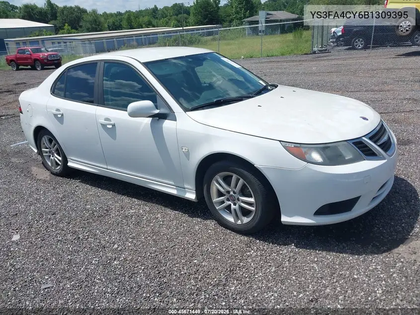 2011 Saab 9-3 Turbo4 VIN: YS3FA4CY6B1309395 Lot: 45671449
