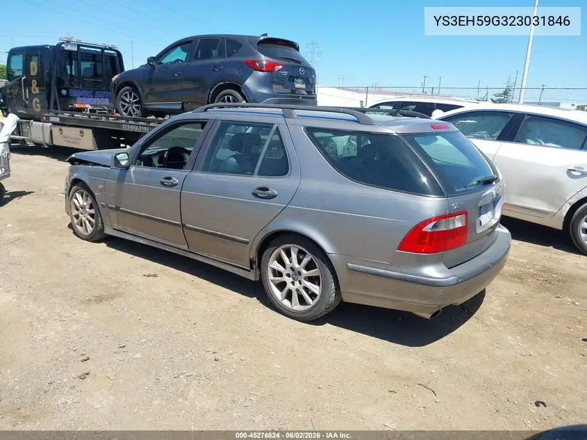 2002 Saab 9-5 Aero VIN: YS3EH59G323031846 Lot: 45276824