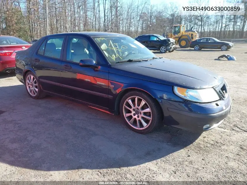 2003 Saab 9-5 Aero VIN: YS3EH49G633000859 Lot: 44156905