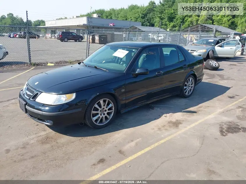 2003 Saab 9-5 Aero VIN: YS3EH45G633011205 Lot: 45633447