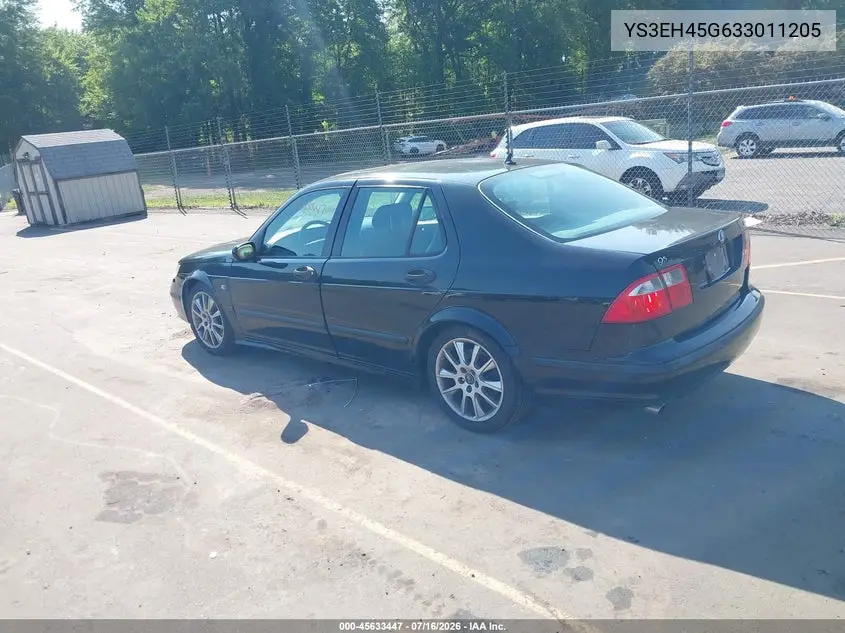 2003 Saab 9-5 Aero VIN: YS3EH45G633011205 Lot: 45633447