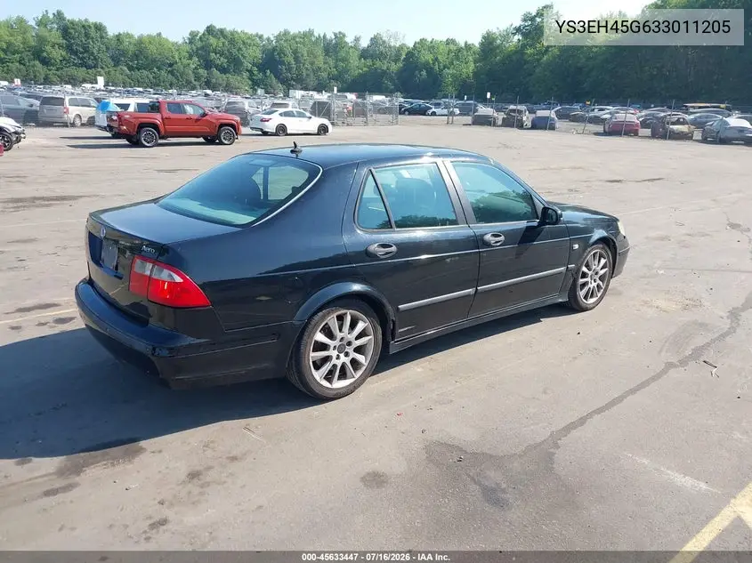2003 Saab 9-5 Aero VIN: YS3EH45G633011205 Lot: 45633447