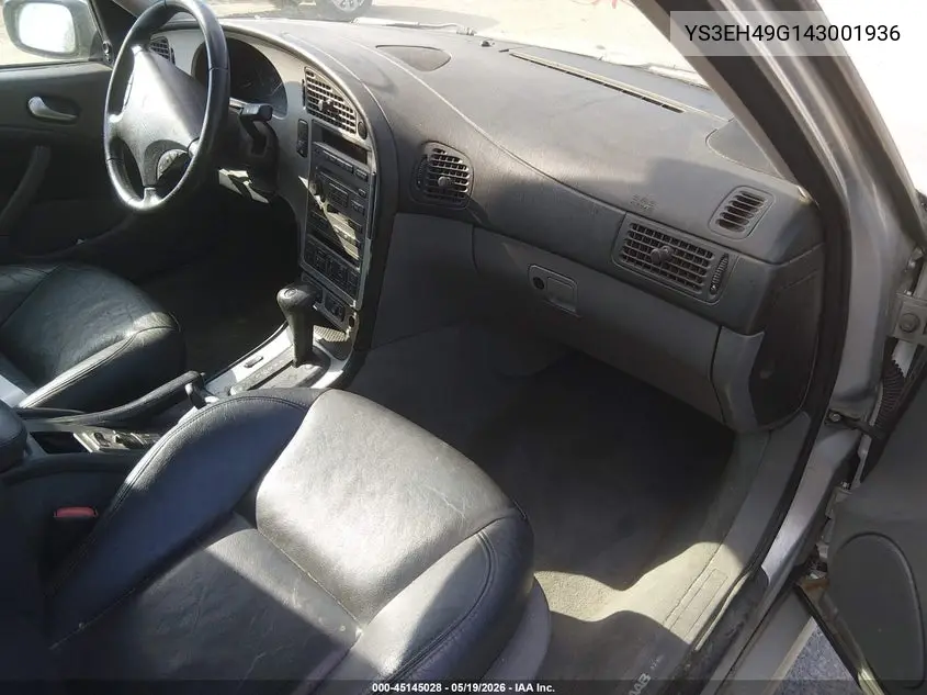 2004 Saab 9-5 Aero VIN: YS3EH49G143001936 Lot: 45145028