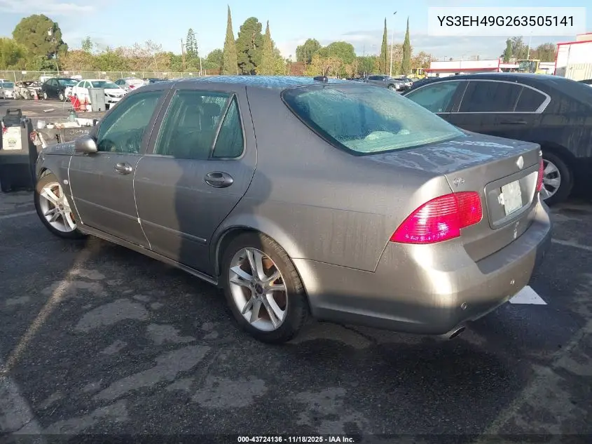 2006 Saab 9-5 2.3T Sport VIN: YS3EH49G263505141 Lot: 43724136