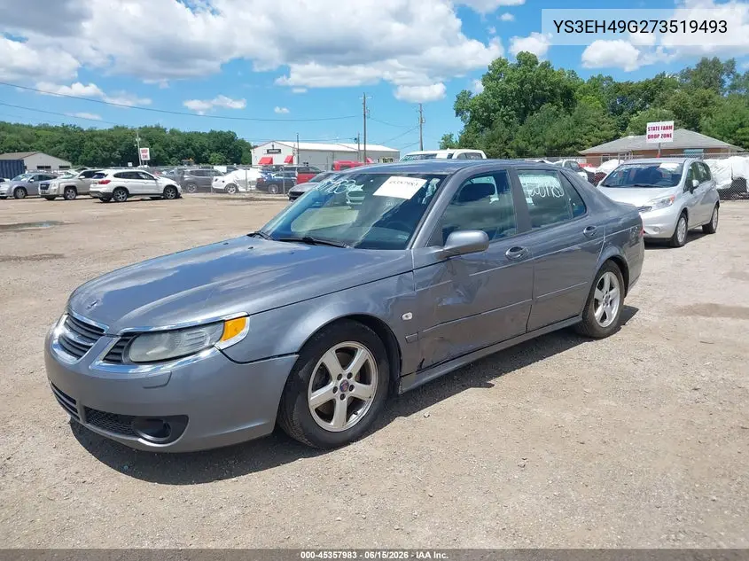 2007 Saab 9-5 2.3T W/Aero Package VIN: YS3EH49G273519493 Lot: 45357983