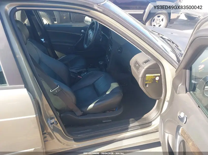 2008 Saab 9-5 2.3T VIN: YS3ED49GX83500042 Lot: 45299896
