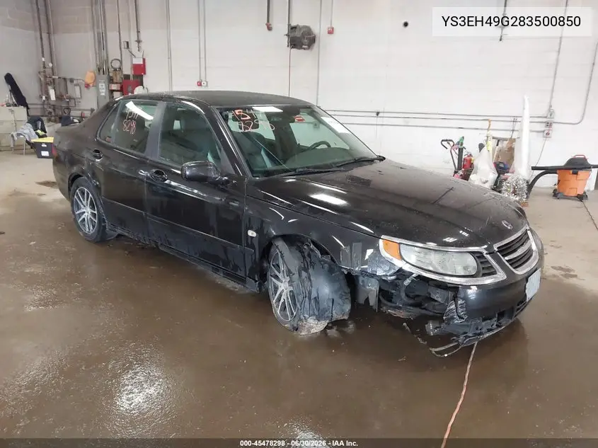 2008 Saab 9-5 Aero VIN: YS3EH49G283500850 Lot: 45478298