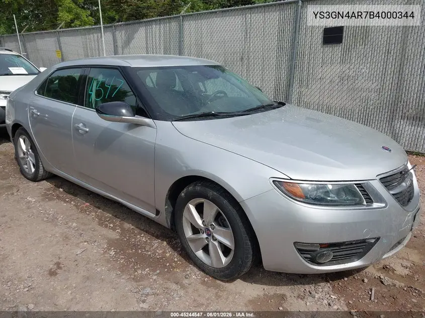 2011 Saab 9-5 Turbo4 VIN: YS3GN4AR7B4000344 Lot: 45244547