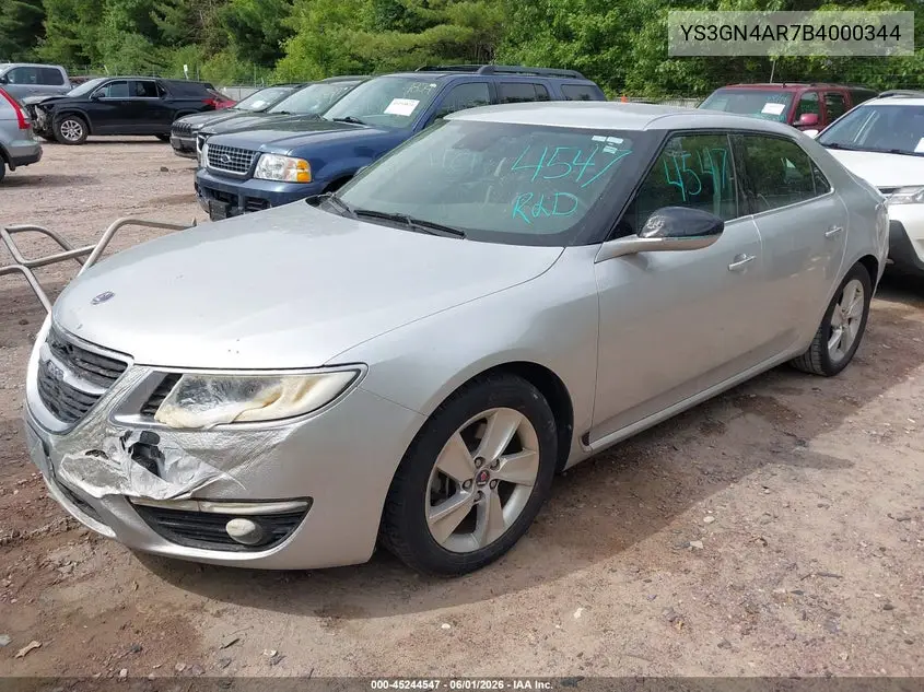 2011 Saab 9-5 Turbo4 VIN: YS3GN4AR7B4000344 Lot: 45244547