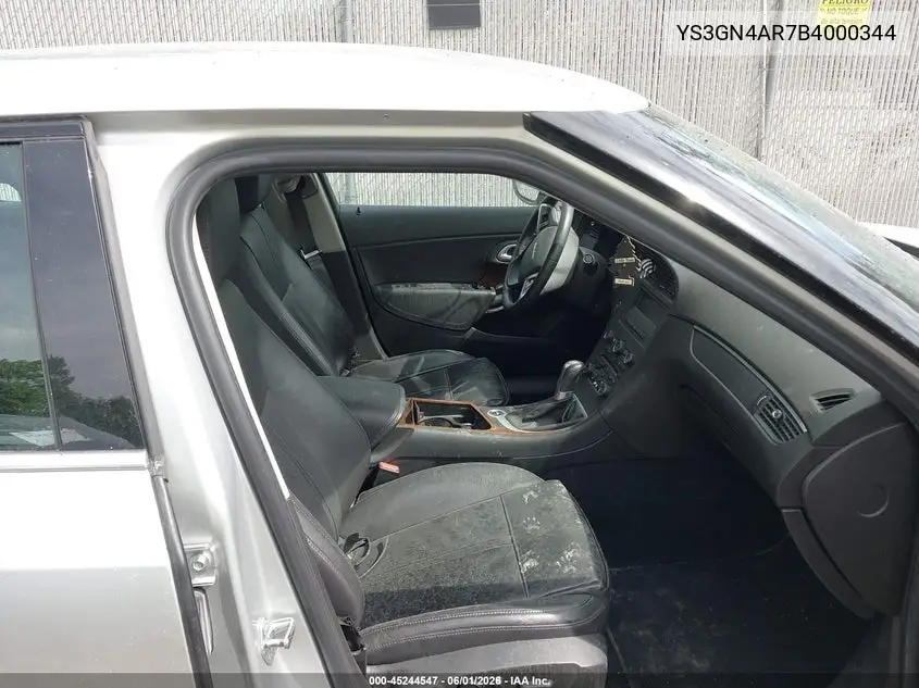 2011 Saab 9-5 Turbo4 VIN: YS3GN4AR7B4000344 Lot: 45244547
