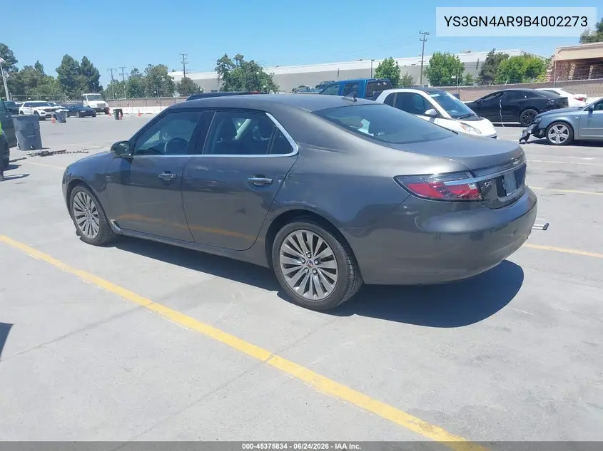 2011 Saab 9-5 Turbo4 Premium VIN: YS3GN4AR9B4002273 Lot: 45375834
