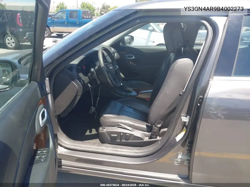 2011 Saab 9-5 Turbo4 Premium VIN: YS3GN4AR9B4002273 Lot: 45375834