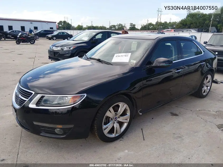 2011 Saab 9-5 Turbo4/Turbo4 Premium VIN: YS3GN4AR1B4007550 Lot: 45632702