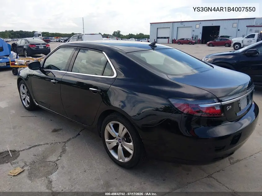2011 Saab 9-5 Turbo4/Turbo4 Premium VIN: YS3GN4AR1B4007550 Lot: 45632702