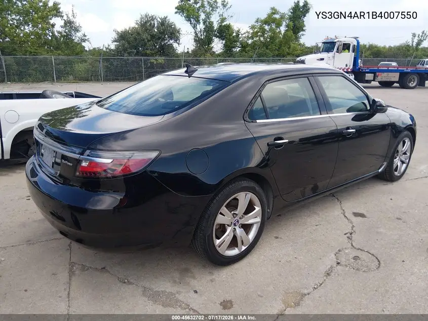 2011 Saab 9-5 Turbo4/Turbo4 Premium VIN: YS3GN4AR1B4007550 Lot: 45632702
