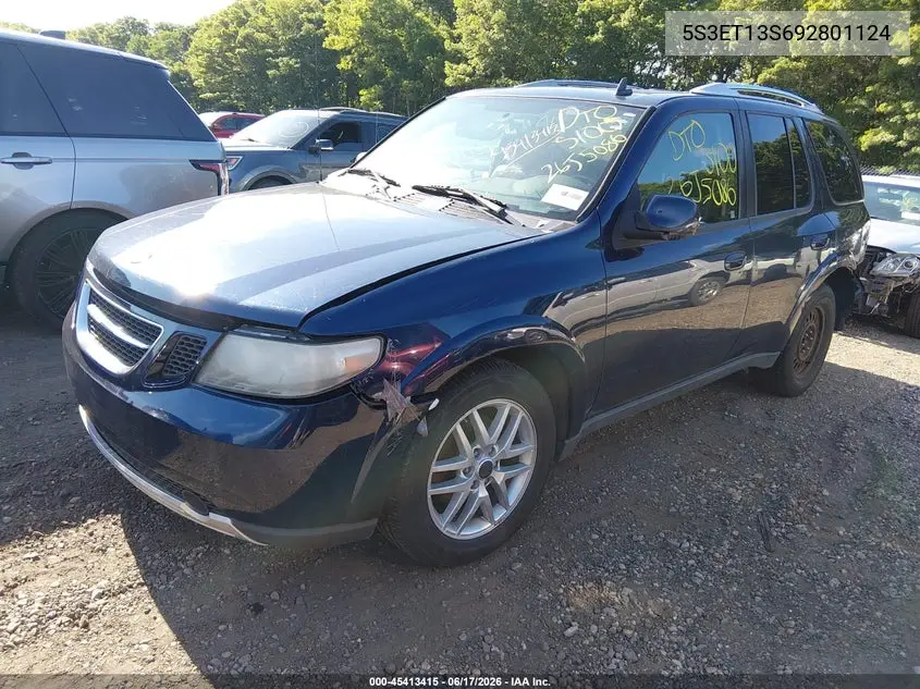 2009 Saab 9-7X 4.2I VIN: 5S3ET13S692801124 Lot: 45413415