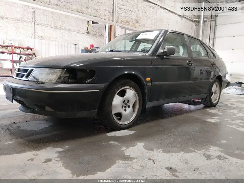 1997 Saab 900 Se VIN: YS3DF55N8V2001483 Lot: 45407673