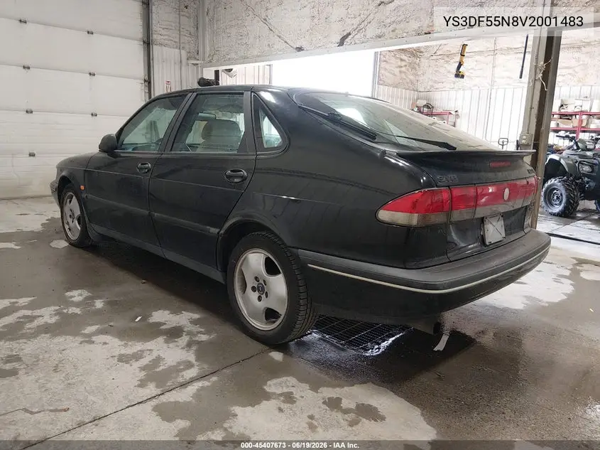 1997 Saab 900 Se VIN: YS3DF55N8V2001483 Lot: 45407673