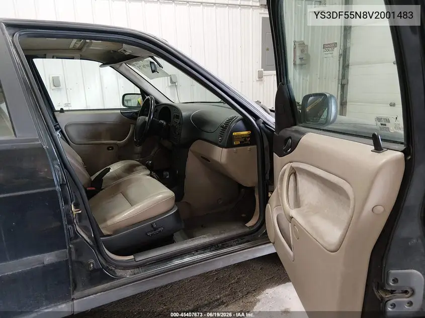 1997 Saab 900 Se VIN: YS3DF55N8V2001483 Lot: 45407673
