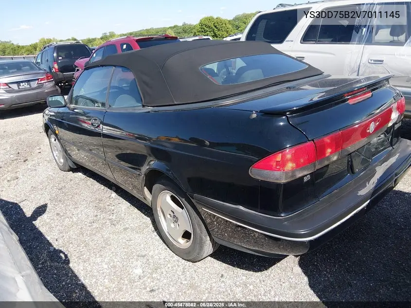 1997 Saab 900 S VIN: YS3DD75B2V7011145 Lot: 45478042