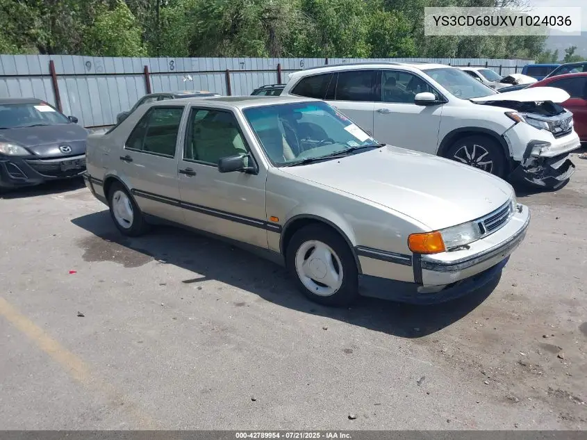 1997 Saab 9000 Cs VIN: YS3CD68UXV1024036 Lot: 42789954