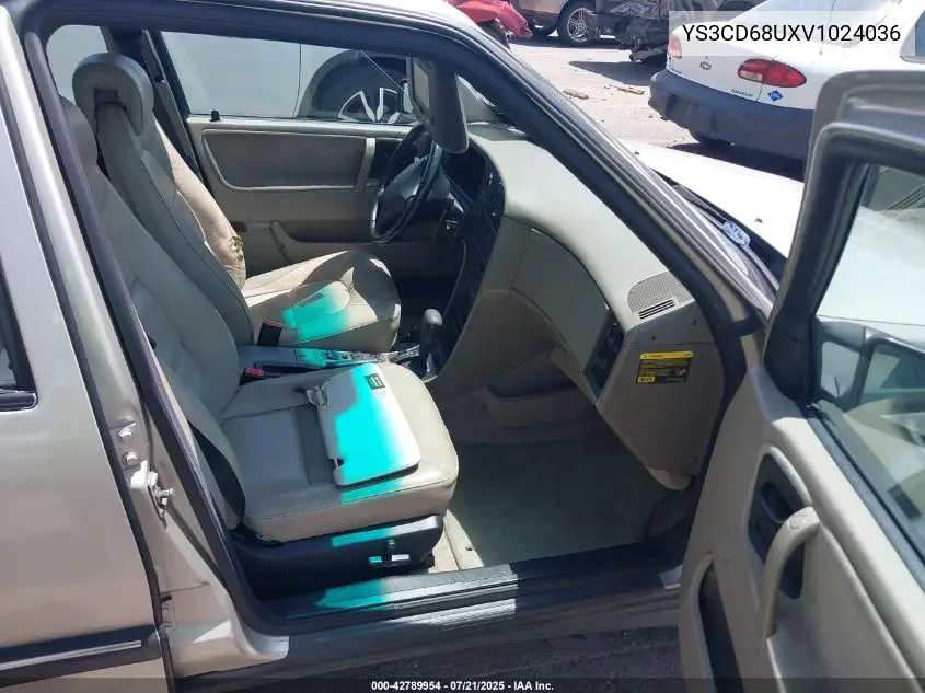 1997 Saab 9000 Cs VIN: YS3CD68UXV1024036 Lot: 42789954