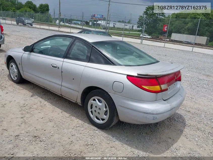 2000 Saturn Sc2 VIN: 1G8ZR1278YZ162375 Lot: 45334397