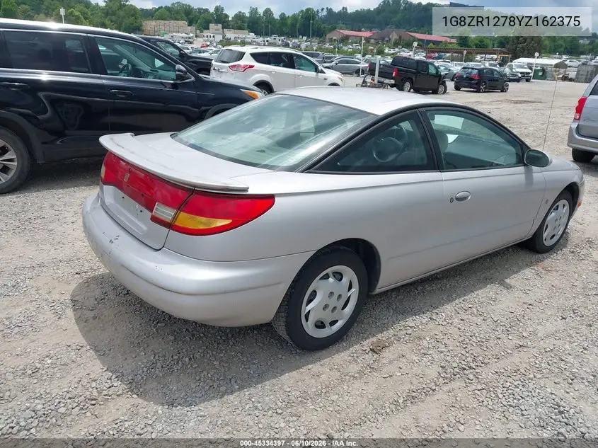 2000 Saturn Sc2 VIN: 1G8ZR1278YZ162375 Lot: 45334397