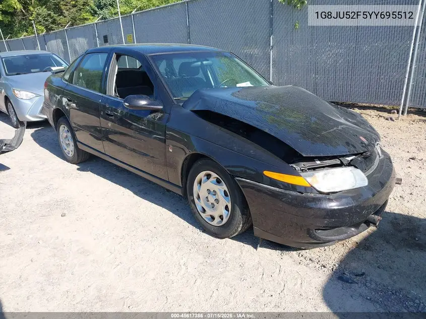 2000 Saturn Ls1 VIN: 1G8JU52F5YY695512 Lot: 45617386