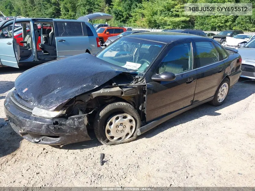 2000 Saturn Ls1 VIN: 1G8JU52F5YY695512 Lot: 45617386