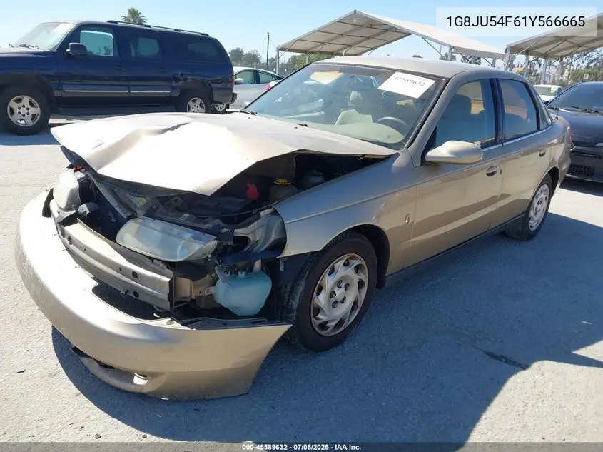 2001 Saturn L200 VIN: 1G8JU54F61Y566665 Lot: 45589632