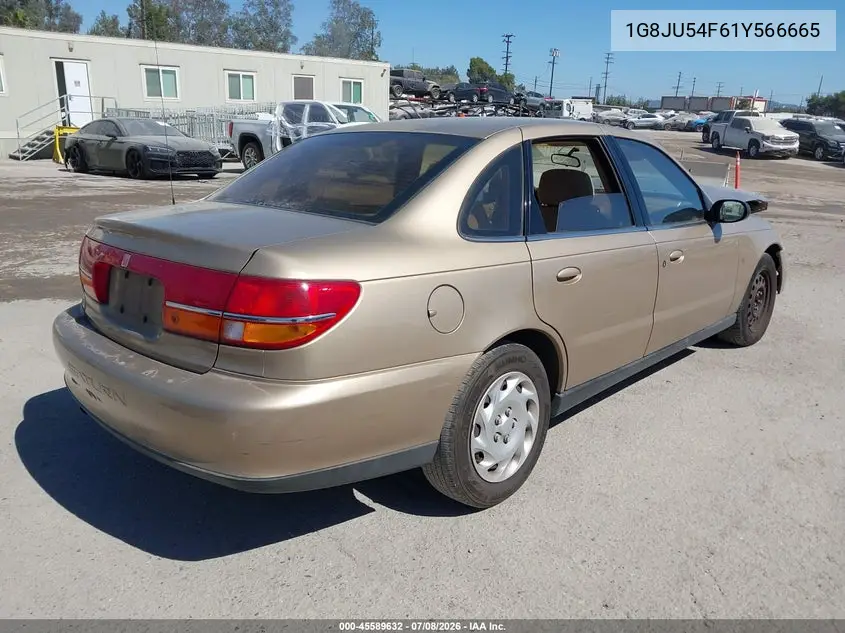 2001 Saturn L200 VIN: 1G8JU54F61Y566665 Lot: 45589632