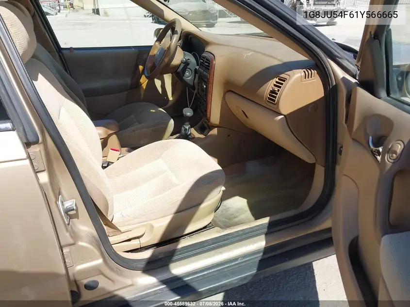 2001 Saturn L200 VIN: 1G8JU54F61Y566665 Lot: 45589632
