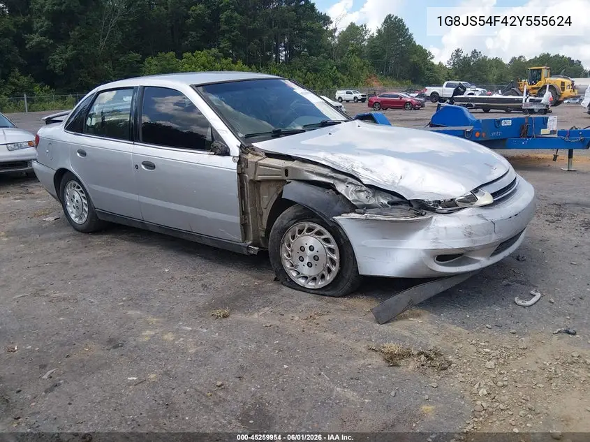 2002 Saturn L-Series L100 VIN: 1G8JS54F42Y555624 Lot: 45259954