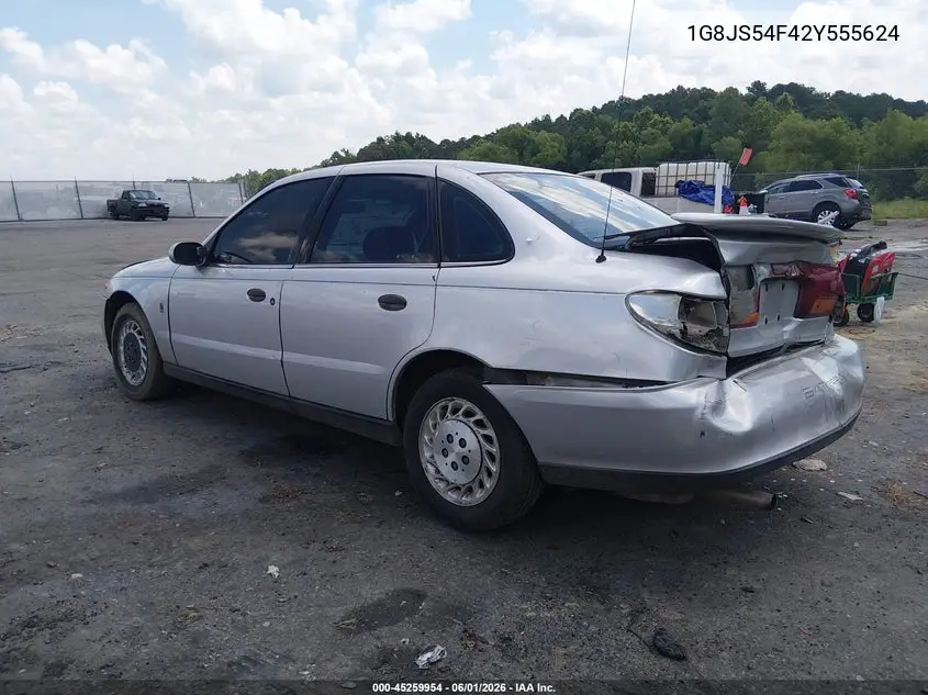 2002 Saturn L-Series L100 VIN: 1G8JS54F42Y555624 Lot: 45259954