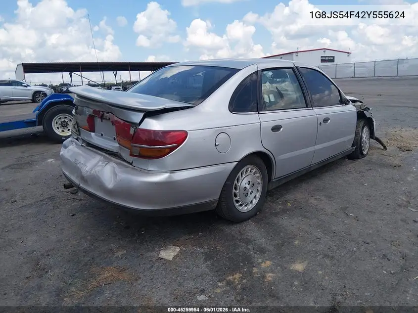 2002 Saturn L-Series L100 VIN: 1G8JS54F42Y555624 Lot: 45259954