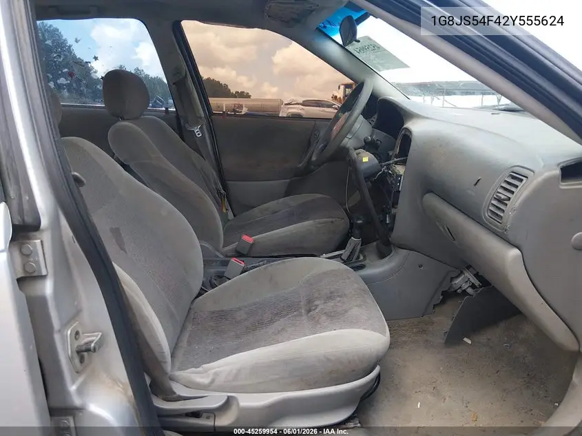 2002 Saturn L-Series L100 VIN: 1G8JS54F42Y555624 Lot: 45259954