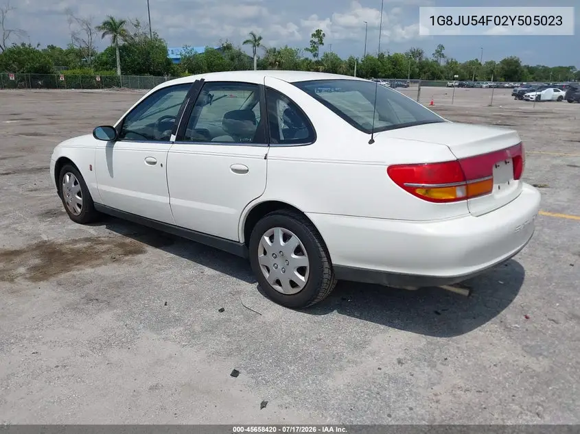 2002 Saturn L-Series L200 VIN: 1G8JU54F02Y505023 Lot: 45658420