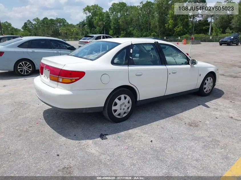 2002 Saturn L-Series L200 VIN: 1G8JU54F02Y505023 Lot: 45658420