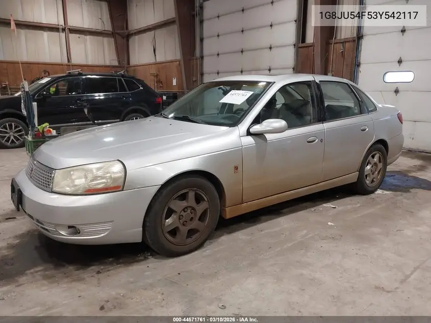 2003 Saturn L-Series L200 VIN: 1G8JU54F53Y542117 Lot: 44571761