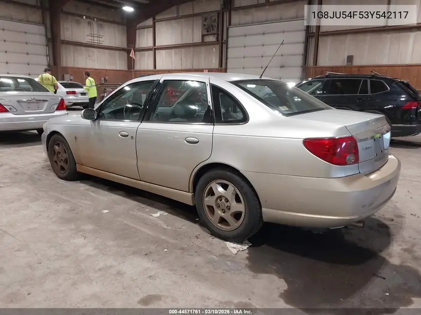 2003 Saturn L-Series L200 VIN: 1G8JU54F53Y542117 Lot: 44571761